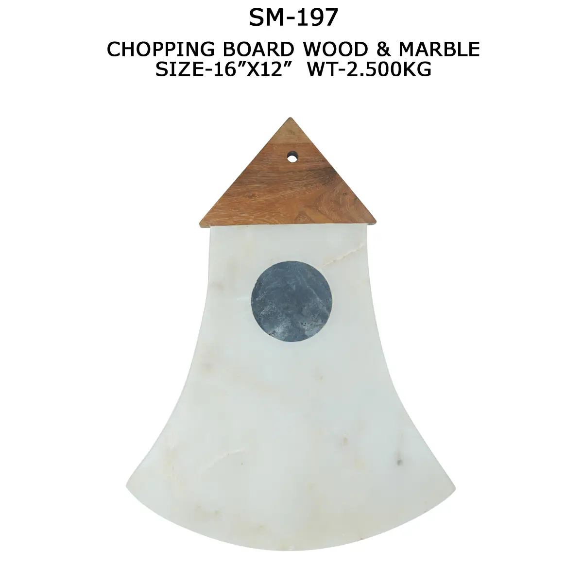 CHOPPING BOARD WOOD & MARBLE